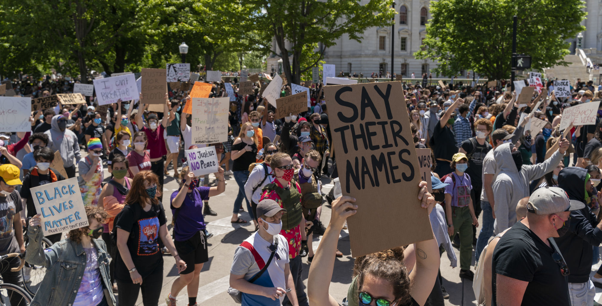 "Justice for George" rally in Madison